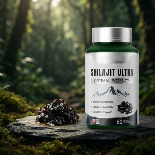 Shilajit Ultra — Pure Himalayan Shilajit Extract, 60 Capsules