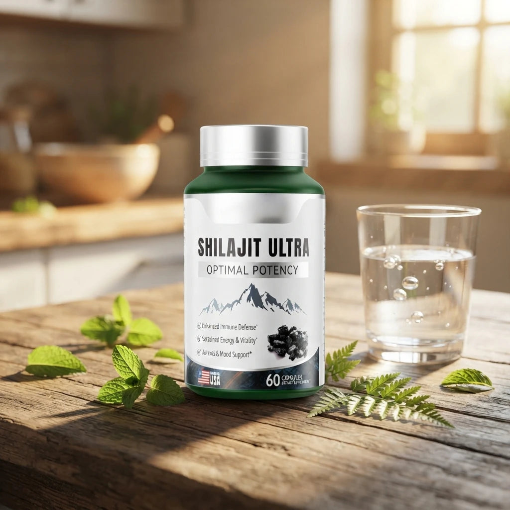 Shilajit Ultra — Pure Himalayan Shilajit Extract, 60 Capsules